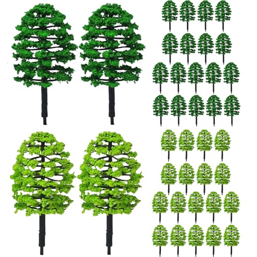 Nyutcwe Modellbäume, 40pcs 2, 8 Zoll Plastik -Mini -Bäume, lebensechter Miniatur, Mini für Bastelzug Eisenbahnlandschaft Landschaftsdekor Modell Nyutcwe Modellbäume, 40pcs 2, 8 Zoll Plastik -Mini -Bäume, lebensechter Miniatur, Mini für Bastelzug Eisenbahnlandschaft Landschaftsdekor Modell von Nyutcwe