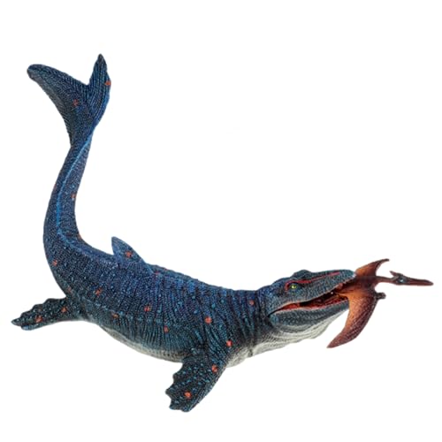 Nyutcwe Mosasaurus Spielzeug, künstliche realistische Mosasaurus mit beweglicher Mund, 11 Zoll Plastikdinosaurierfiguren, pädagogische prähistorische Dinosaurierspielzeug, Geschenke für Kinder von Nyutcwe