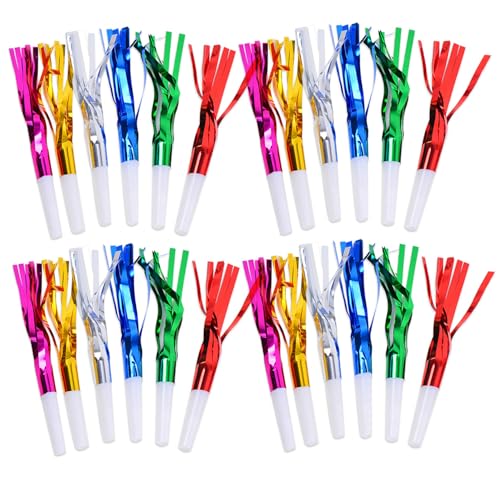 Nyutcwe Party Gefälligkeiten von Lärmmachern, 24 pcs 6, 7 -Zoll -Party -Lärmhersteller mit Glitzerfressen, Plastikgebläsen, für Kinder Sportspiele Nyutcwe Party Gefälligkeiten von Lärmmachern, 24 pcs 6, 7 -Zoll -Party -Lärmhersteller mit Glitzerfressen, Plastikgebläsen, für Kinder Sportspiele von Nyutcwe