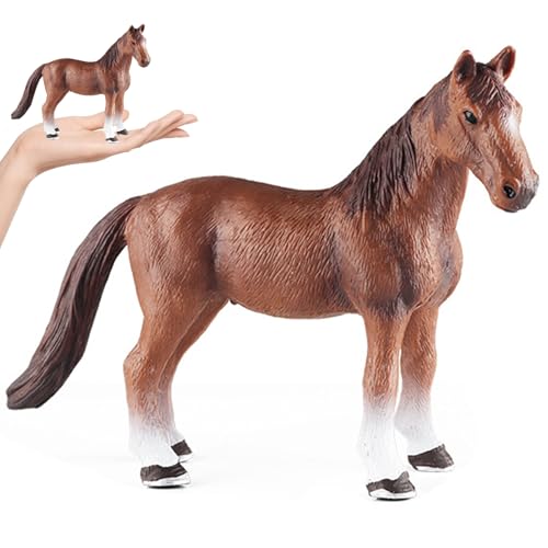 Nyutcwe Pferdefiguren, 6x2x4 -Zoll -Ständige Pferdestatue, realistisches Spielzeug, lang anhaltende plastische, pädagogische dekorative Tierfiguren für Zuhause, Schule, Büro Nyutcwe Pferdefiguren, 6x2x4 -Zoll -Ständige Pferdestatue, realistisches Spielzeug, lang anhaltende plastische, pädagogische dekorative Tierfiguren für Zuhause, Schule, Büro von Nyutcwe