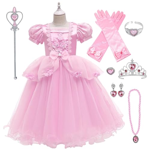 Nyutcwe Prinzessin Kleiderset, süße Kuchen -Prinzessin -Kostüme für Mädchen, elegante Sommerkleid mit Accessoires für Partykostüm Carnival Geburtstag Cosplay, L. Nyutcwe Prinzessin Kleiderset, süße Kuchen -Prinzessin -Kostüme für Mädchen, elegante Sommerkleid mit Accessoires für Partykostüm Carnival Geburtstag Cosplay, L. von Nyutcwe