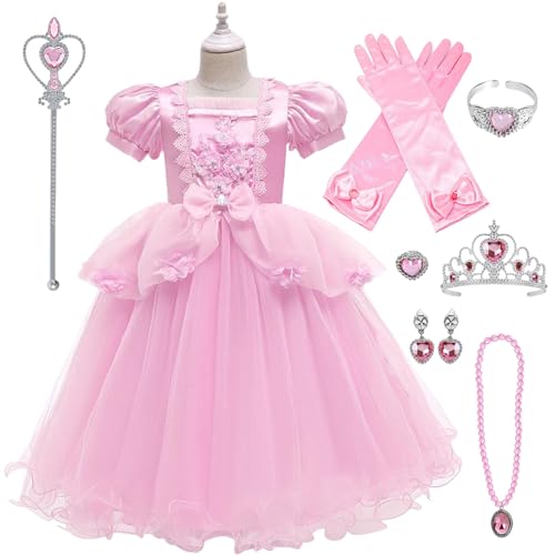 Nyutcwe Prinzessin Kleiderset, süße Kuchen -Prinzessin -Kostüme für Mädchen, elegante Sommerkleid mit Accessoires für Partykostüm Carnival Geburtstag Cosplay, m Nyutcwe Prinzessin Kleiderset, süße Kuchen -Prinzessin -Kostüme für Mädchen, elegante Sommerkleid mit Accessoires für Partykostüm Carnival Geburtstag Cosplay, m von Nyutcwe