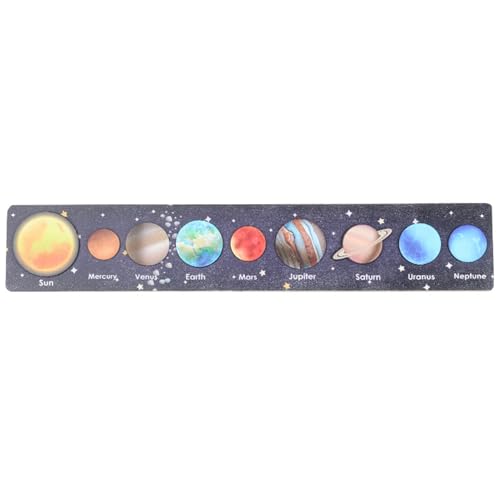 Nyutcwe Solarsystem für Kinder 36 Monate+, hölzernes Solarsystem Puzzle, beweglicher Planet Name Brettspiel Vorschule Bildungsspielzeug für Jungen Mädchen Geburtstagsgeschenke, Stil A für Kid Nyutcwe Solarsystem für Kinder 36 Monate+, hölzernes Solarsystem Puzzle, beweglicher Planet Name Brettspiel Vorschule Bildungsspielzeug für Jungen Mädchen Geburtstagsgeschenke, Stil A für Kid von Nyutcwe