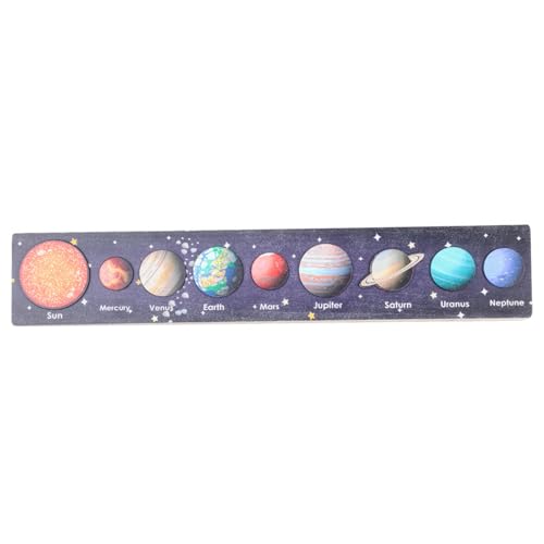 Nyutcwe Solarsystem für Kinder 36 Monate+, hölzernes Solarsystem Puzzle, beweglicher Planet Name Brettspiel Vorschule Bildungsspielzeug für Jungen Mädchen Geburtstagsgeschenke, Style B für Kid Nyutcwe Solarsystem für Kinder 36 Monate+, hölzernes Solarsystem Puzzle, beweglicher Planet Name Brettspiel Vorschule Bildungsspielzeug für Jungen Mädchen Geburtstagsgeschenke, Style B für Kid von Nyutcwe