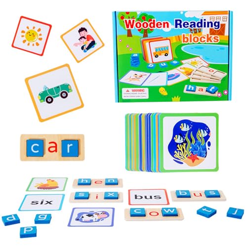 Nyutcwe Spelling Games Holz Matching Letter-Spiel mit Flash-Karten Wörter Eltern-Kind-Interaktionsbriefspiel für Vorschuljungen Mädchen Kinder Kinder 3 4 5 Jahre alte Rechtschreibspiele Nyutcwe Spelling Games Holz Matching Letter-Spiel mit Flash-Karten Wörter Eltern-Kind-Interaktionsbriefspiel für Vorschuljungen Mädchen Kinder Kinder 3 4 5 Jahre alte Rechtschreibspiele von Nyutcwe