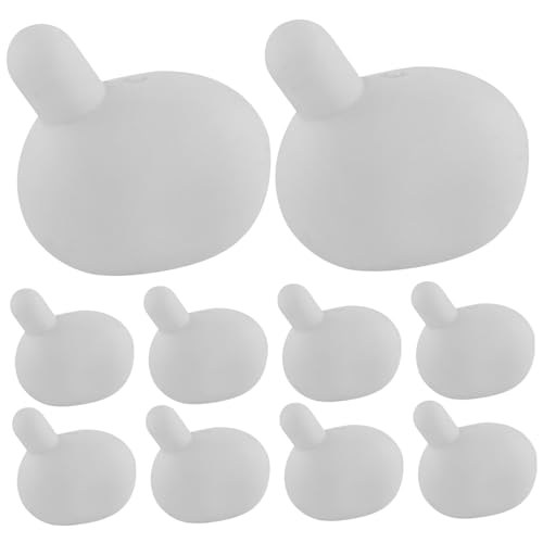 Nyutcwe Squeeze -Spielzeug, 10 pcs weiche Gummi -Angst -Stress -Spielzeug, lustige Blasenblasen -Sensorische Kugeln, DIY -Stressbälle für Kinder Erwachsene, von Nyutcwe