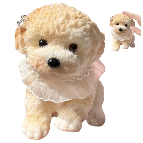 Nyutcwe Squish Ball 5.1 langsame Abprallersimulation süßer Teddy -Hund Squish Spielzeug Stress entspannende Squeeze -Spielzeug für Kinder und Erwachsene unter Druck Brown von Nyutcwe