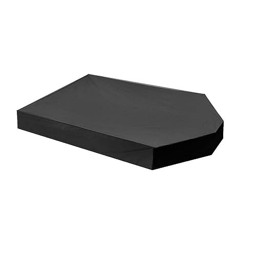 Sandkastenabdeckung, Bootsform Oxford Stoff Sandkasten Baldachin wasserdichtes Sandkastenbeckenabdeckung Anti -UV -Schutz von Nyutcwe
