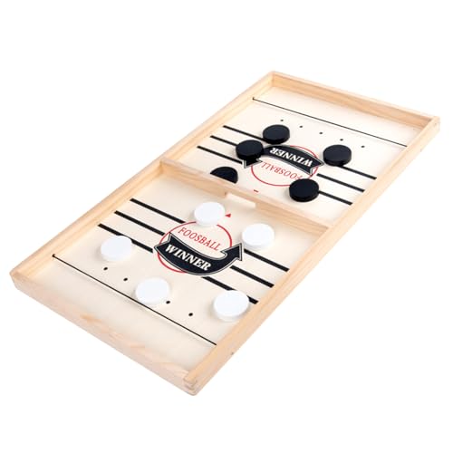 Nyutcwe Schnelles Schlinge Puck-Spiel mit 5 jeweils schwarzen und weißen Schachstücken Holz Eltern-Kind Interaktives Schachbrett Spielzeugtischspiel für Erwachsene Kinder Heimat Camping Nyutcwe Schnelles Schlinge Puck-Spiel mit 5 jeweils schwarzen und weißen Schachstücken Holz Eltern-Kind Interaktives Schachbrett Spielzeugtischspiel für Erwachsene Kinder Heimat Camping von Nyutcwe