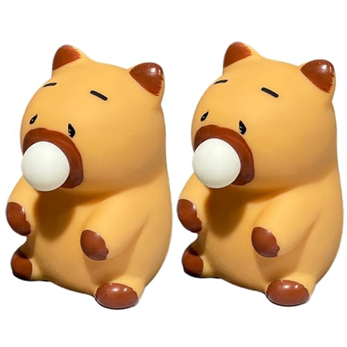 Squish -Spielzeug, 2pcs niedliche Blasenblasen Capybara Squeeze Spielzeug, weicher Vinyl Kleiner Zappel, Stressabbau Sinn für Kinder Erwachsene Squish Squish -Spielzeug, 2pcs niedliche Blasenblasen Capybara Squeeze Spielzeug, weicher Vinyl Kleiner Zappel, Stressabbau Sinn für Kinder Erwachsene Squish von Nyutcwe