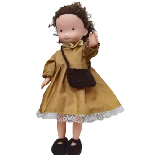 Stoffpuppe, 2, 4x4, 7 x 9, 5 Ragdoll mit Tasche, Rock, Schuhen und mehr Dekoration, niedliche gefüllte Babypuppenspielzeug für Babys & Kleinkinder ideale Weihnachtsgeburtstagsgeschenke, Style2 Stoffpuppe, 2, 4x4, 7 x 9, 5 Ragdoll mit Tasche, Rock, Schuhen und mehr Dekoration, niedliche gefüllte Babypuppenspielzeug für Babys & Kleinkinder ideale Weihnachtsgeburtstagsgeschenke, Style2 von Nyutcwe