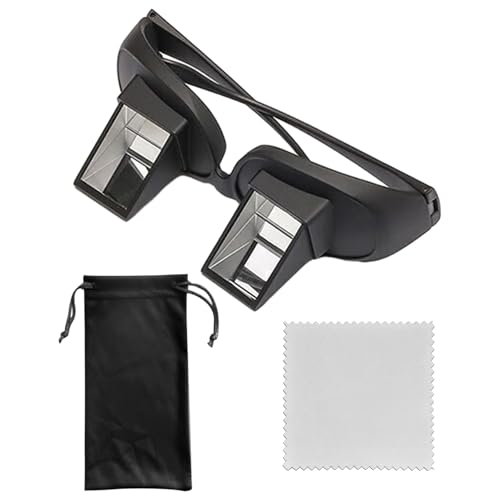 1 Stück Refraktorbrille und 1 Stück Brillentuch, tragbare Lesebrille, seitlich liegende Sehbrille, Lazy-Brille, Prismenbrille, geeignet zum Lesen, Spielen und Ansehen von Dramen. 1 Stück Refraktorbrille und 1 Stück Brillentuch, tragbare Lesebrille, seitlich liegende Sehbrille, Lazy-Brille, Prismenbrille, geeignet zum Lesen, Spielen und Ansehen von Dramen. von NyxSeat