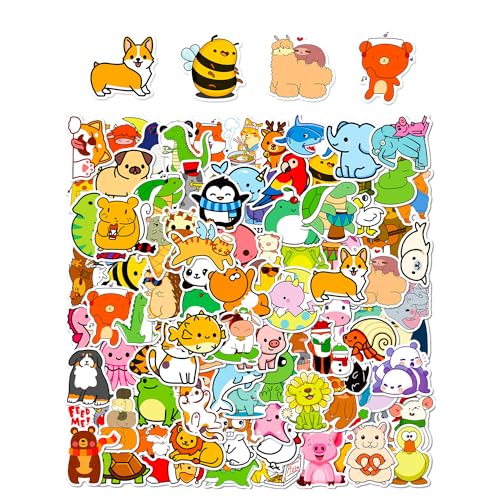 NyxSeat 100 Pieces of Children’s Stickers, Cute Animal Stickers, Waterproof Animal Cartoon Pattern Sticker Set, Notebook, Water Cup, Luggage Decoration, Mobile Phone, Refrigerator Decoration NyxSeat 100 Pieces of Children’s Stickers, Cute Animal Stickers, Waterproof Animal Cartoon Pattern Sticker Set, Notebook, Water Cup, Luggage Decoration, Mobile Phone, Refrigerator Decoration von NyxSeat