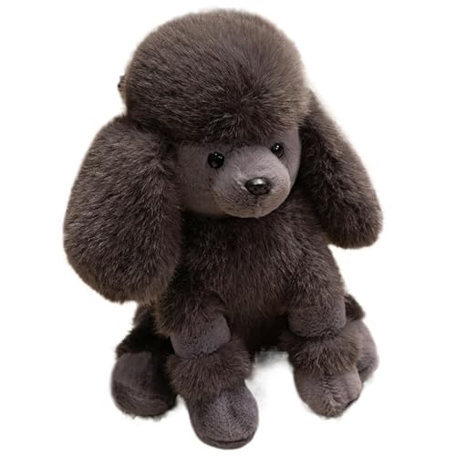 Nzoike Plüschtier, Kuschelweicher Hund Kuscheltier Realistisches Welpen Plüschtier Für Kinder Jungen Oster Geburtstagsgeschenke(Gray,30cm/9.84in) von Nzoike