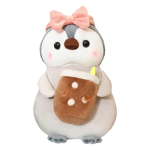 Nzoike Plüschtier Pinguin Stofftier Kuscheltier, Cartoon Plüsch Penguin Kissen Penguin Plüsch Spielzeug für Kinder Jungen Mädchen (35CM) von Nzoike