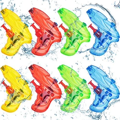 O-Kinee Kinder Spielzeug Wasserpistole Klein 8 PCS Mini Wasserpistolen Spritzpistole Bunt Wasser Spritz Pistole, für Sommerpartys im Freien, Strand, Pool, Garten Strandspielzeug (Mini) O-Kinee Kinder Spielzeug Wasserpistole Klein 8 PCS Mini Wasserpistolen Spritzpistole Bunt Wasser Spritz Pistole, für Sommerpartys im Freien, Strand, Pool, Garten Strandspielzeug (Mini) von O-Kinee