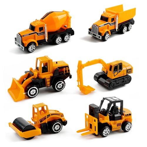 O-Kinee Baustellenfahrzeuge Kinder, 6 Stück Spielzeugautos Baustelle, Mini Bagger Tortendeko, Baufahrzeuge Kinder 2 3 4 5 6 Jahre, Kuchendeko Bagger Geschenke für Geburtstag Junge Mädchen O-Kinee Baustellenfahrzeuge Kinder, 6 Stück Spielzeugautos Baustelle, Mini Bagger Tortendeko, Baufahrzeuge Kinder 2 3 4 5 6 Jahre, Kuchendeko Bagger Geschenke für Geburtstag Junge Mädchen von O-Kinee