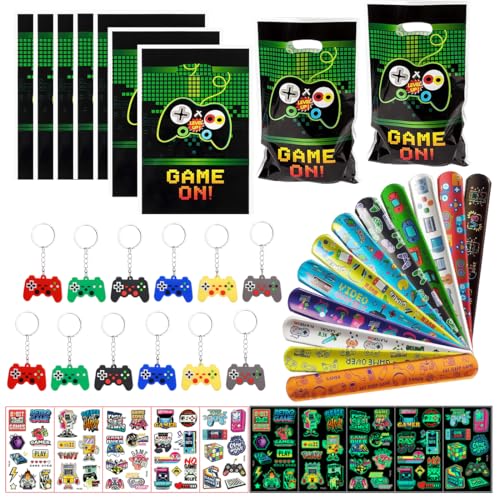 Party Mitgebsel Kindergeburtstag,49 pcs Videospiel Kindergeburtstag Gastgeschenke Jungen ,Kleine Geschenke mit Geschenktüten Schnapparmband Schlüsselanhänger Tattoo Kinder,Give Aways Kindergeburtstag Party Mitgebsel Kindergeburtstag,49 pcs Videospiel Kindergeburtstag Gastgeschenke Jungen ,Kleine Geschenke mit Geschenktüten Schnapparmband Schlüsselanhänger Tattoo Kinder,Give Aways Kindergeburtstag von O-Kinee