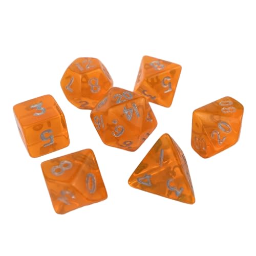Acrylpolyedrisch Würfel Klare Kleine Größe Mit Vielseitigem Spiel Tragbares Brettspiel Für Rollenspiele Für Rollenspiele von OAJABBGE