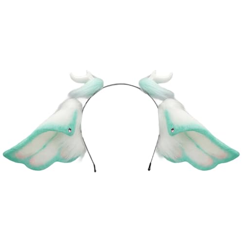 Fantasy Animal Ohr Ohrhaarband Weiche Biegung Plüsch Teufel Horn Haarband Dressing Accessoire Für Halloween Roleplay Event Halloween Kostümzubehör Für Erwachsene Fantasy Animal Ohr Ohrhaarband Weiche Biegung Plüsch Teufel Horn Haarband Dressing Accessoire Für Halloween Roleplay Event Halloween Kostümzubehör Für Erwachsene von OAJABBGE
