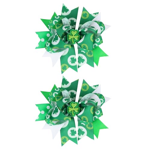 OAJABBGE 2pcs Kinder Irische Themen Beugen Haare Clip Party Kopfbedeckungslehre Haarstück Dekore Für Irish Festival Und Partys von OAJABBGE