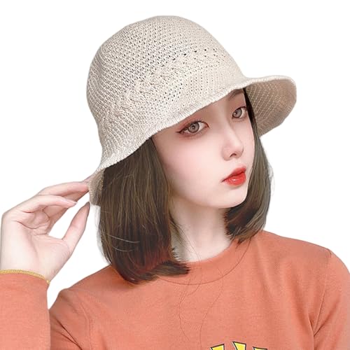 OAJABBGE Bucket Caps Sun Sport Hats Perücken Haarverlängerungen Pferdeschwanz Für Cosplay Kopfstück Mit Haarverlängerungen Lockiges Haar von OAJABBGE