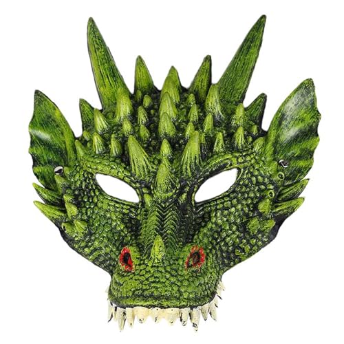 OAJABBGE Drachenmaske Für Party Maskerade Maske Tiermaske Vollkopfmaske Halloween Maske OAJABBGE Drachenmaske Für Party Maskerade Maske Tiermaske Vollkopfmaske Halloween Maske von OAJABBGE