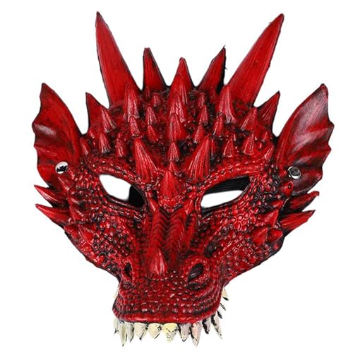 OAJABBGE Drachenmaske Für Party Maskerade Maske Tiermaske Vollkopfmaske Halloween Maske OAJABBGE Drachenmaske Für Party Maskerade Maske Tiermaske Vollkopfmaske Halloween Maske von OAJABBGE