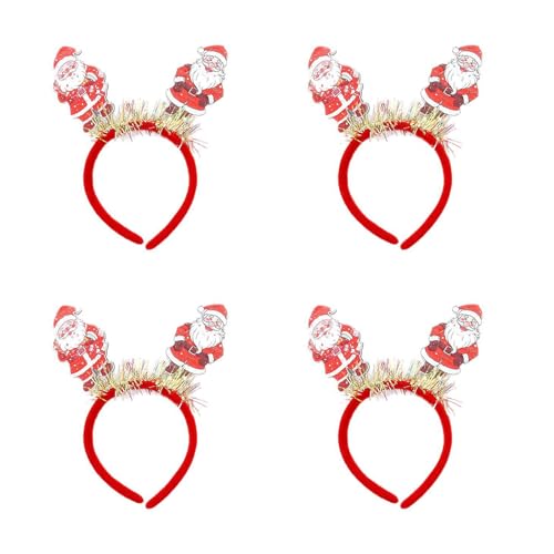 OAJABBGE Elastische Feiertage Kopfbedeckung Santa/Schneemann/Hirsch Thema Weihnachten Stirnbänder Plastik Party Tragen Kopfbedeckung Zubehör Weihnachts Haarzubehör OAJABBGE Elastische Feiertage Kopfbedeckung Santa/Schneemann/Hirsch Thema Weihnachten Stirnbänder Plastik Party Tragen Kopfbedeckung Zubehör Weihnachts Haarzubehör von OAJABBGE