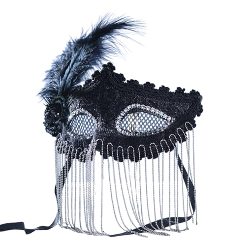 OAJABBGE Festivalmaske Performances Maske Kostümprops Halbe Gesichtsmaske Für Halloween Carnivals Maske Masquerade Party Hochzeitsmaske von OAJABBGE