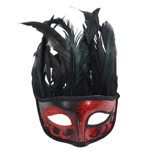 OAJABBGE Halloween Cosplay Maske Maskerade Maske Gefiederte Cosplay Maske Für Frauen Männer Maskerade Halloween Dress Up Accessoreeis OAJABBGE Halloween Cosplay Maske Maskerade Maske Gefiederte Cosplay Maske Für Frauen Männer Maskerade Halloween Dress Up Accessoreeis von OAJABBGE
