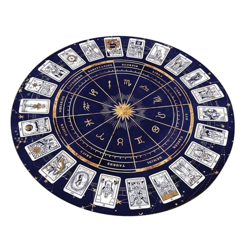 OAJABBGE Heilungen Steinenergiegeneratoren Altäre Tarot Tarot Kartenmuster Altäre Tarotkartenpolster Wirchelne Pendel Zeremonie Matte von OAJABBGE