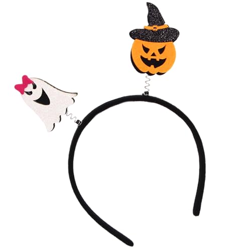 OAJABBGE Lustiges Kürbishaarband Leichtes Thematisches Design Polyester Haarzubehör Für Halloween Event Lustige Halloween Kopfbedeckung von OAJABBGE