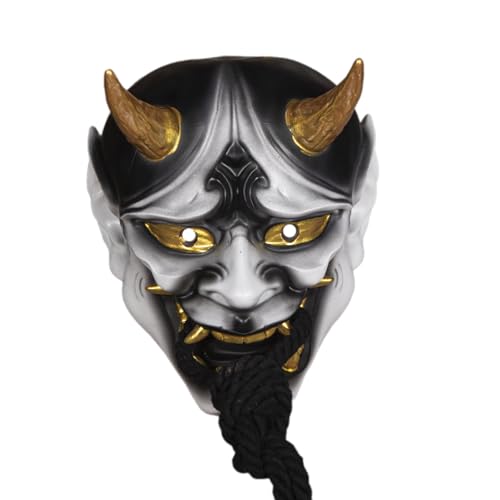 OAJABBGE Maskerade Gesichtsbedeckung Halloween Gesichtsbedeckung Japanische Gesichtsabdeckung Dämonen Gesichtsabdeckung Kostüm Gesichtsabdeckung Voller Gesichtsabdeckung OAJABBGE Maskerade Gesichtsbedeckung Halloween Gesichtsbedeckung Japanische Gesichtsabdeckung Dämonen Gesichtsabdeckung Kostüm Gesichtsabdeckung Voller Gesichtsabdeckung von OAJABBGE
