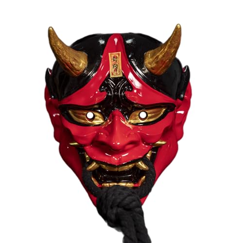 OAJABBGE Maskerade Gesichtsbedeckung Halloween Gesichtsbedeckung Japanische Gesichtsabdeckung Dämonen Gesichtsabdeckung Kostüm Gesichtsabdeckung Voller Gesichtsabdeckung OAJABBGE Maskerade Gesichtsbedeckung Halloween Gesichtsbedeckung Japanische Gesichtsabdeckung Dämonen Gesichtsabdeckung Kostüm Gesichtsabdeckung Voller Gesichtsabdeckung von OAJABBGE