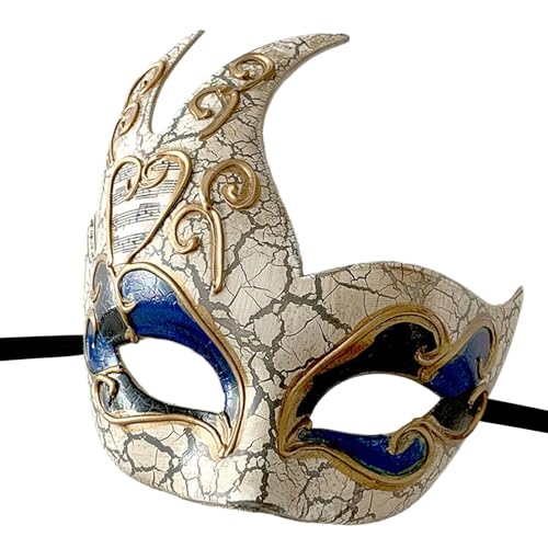 OAJABBGE Masquerade Eyemask Für Frauen Männer Karnevale Halloween Eyemask Maskerade Halbgesicht Halloween Kostümgenann OAJABBGE Masquerade Eyemask Für Frauen Männer Karnevale Halloween Eyemask Maskerade Halbgesicht Halloween Kostümgenann von OAJABBGE