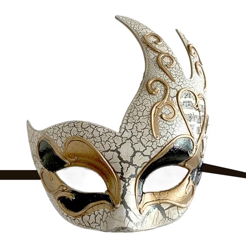 OAJABBGE Masquerade Eyemask Für Frauen Männer Karnevale Halloween Eyemask Maskerade Halbgesicht Halloween Kostümgenann von OAJABBGE