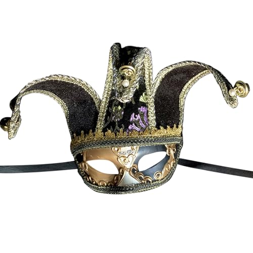 OAJABBGE Masquerade Eyemask Für Frauen Männer Karnevale Halloween Eyemask Maskerade Halbgesicht Halloween Kostümgenann von OAJABBGE