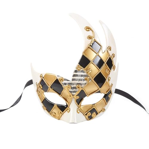 OAJABBGE Masquerade Maske Halloween Eyemask Cosplay Kostüm Halbmaske Masquerade Kostümzucht Für Die Halloween Karnevalsparty von OAJABBGE
