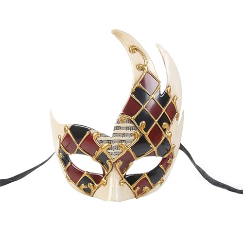 OAJABBGE Masquerade Maske Halloween Eyemask Cosplay Kostüm Halbmaske Masquerade Kostümzucht Für Die Halloween Karnevalsparty von OAJABBGE