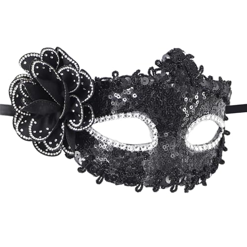 OAJABBGE Masquerade Maske Venezianer Halloween Kostüm Mardi Gras Cosplay Party Kostüm Requisiten Danz Hochzeitsfeier Maske OAJABBGE Masquerade Maske Venezianer Halloween Kostüm Mardi Gras Cosplay Party Kostüm Requisiten Danz Hochzeitsfeier Maske von OAJABBGE