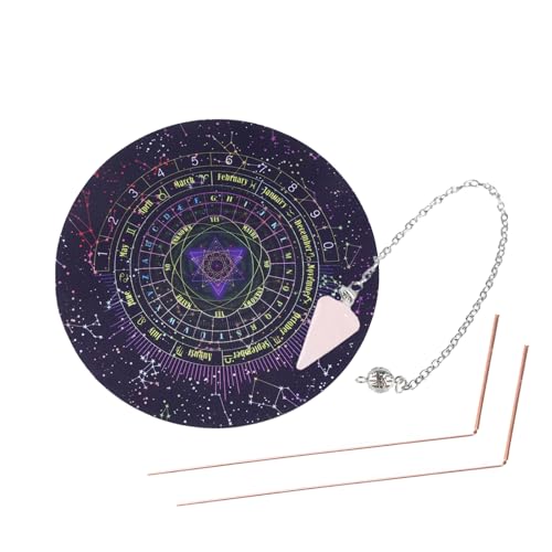 OAJABBGE Metallwinderstangen Set Hexenstangen Wünschelungsmatte Versorgung Hexenstock OAJABBGE Metallwinderstangen Set Hexenstangen Wünschelungsmatte Versorgung Hexenstock von OAJABBGE