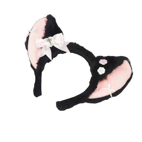 OAJABBGE Schöne Katzen Ohrhaarband Halloween Cosplay Kopfstück Modische Frauen Haarband Für Halloween Und Festivals von OAJABBGE
