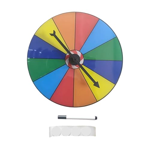 OAJABBGE Tabletop Preis Plattentable Fortunes Rad Spinnings Spiele Roulette Rad Löschen Wiederverwendbares Vermögen Rad von OAJABBGE