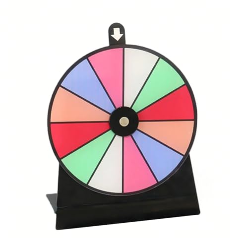 OAJABBGE Tabletop Preis Plattentable Löschen Wiederverwendbares Fortunes Wheel Fortunes Party Turn Plate Wheel Prize Spinnings Spiel Enduring von OAJABBGE
