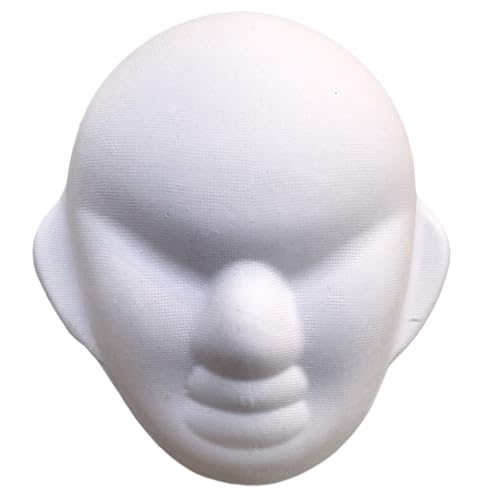 OAJABBGE Vollge Gesicht Maskeraden Maske Weiße Maske Kunsthandwerksparty Gefälscht von OAJABBGE