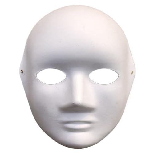 OAJABBGE Vollge Gesicht Maskeraden Maske Weiße Maske Kunsthandwerksparty Gefälscht OAJABBGE Vollge Gesicht Maskeraden Maske Weiße Maske Kunsthandwerksparty Gefälscht von OAJABBGE