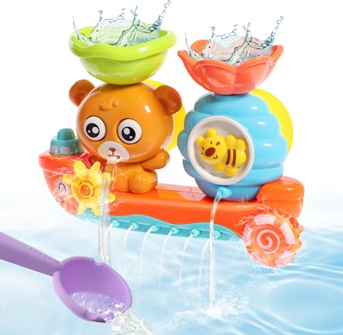 OAKENCREST Badewannenspielzeug ab 1 2 3 Jahre, Badespielzeug Baby, Bär und Bee Wasserspielzeug Kinder, Badewannen Spielzeug Kinder, Geschenk für Jungen Mädchen Geburtstag ab 1 2 3 Jahr OAKENCREST Badewannenspielzeug ab 1 2 3 Jahre, Badespielzeug Baby, Bär und Bee Wasserspielzeug Kinder, Badewannen Spielzeug Kinder, Geschenk für Jungen Mädchen Geburtstag ab 1 2 3 Jahr von OAKENCREST