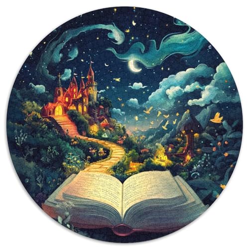 Castle 1000 Teile Rundes Puzzle Impossible Bunt Puzzles Kinder Familie 1000pcs (67.5x67.5cm) von OAOEKSEOP