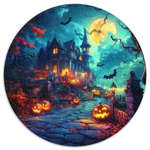 Village 1000 Teile Rundes Puzzle Impossible Einzigartige Puzzles Erwachsen Freunde 1000pcs (67.5x67.5cm) von OAOEKSEOP